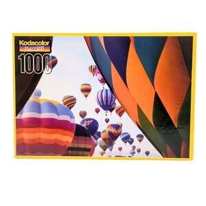 Kodacolor Puzzles 1000 Piece Jigsaw Hot Air Balloon Festival Factory Sealed NEW